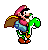 Mario riding Yoshi :character-yoshi: